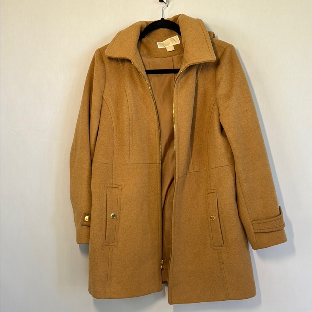 MICHAEL Michael Kors Tan Trench Coat